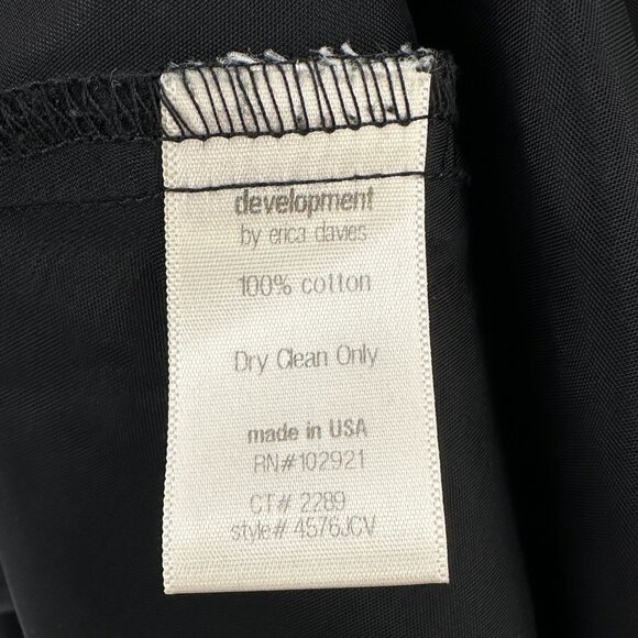 Development by Erica Davies Black Adjustable Cami Strap Slip Mini Dress sz N/A - Picture 4 of 5